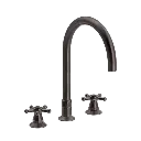 Christiansborg 3-huls køkkenbatteri med Ø 200mm svingtud