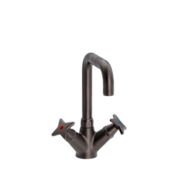 Krydsgreb 1-huls køkkenarmatur med svingtud U150mm