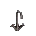 Krydsgreb 1-huls køkkenarmatur med svingtud U150mm