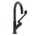 SP albue standventil med Ø 150 svingtud, varm