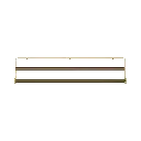 Håndklædeholder, double