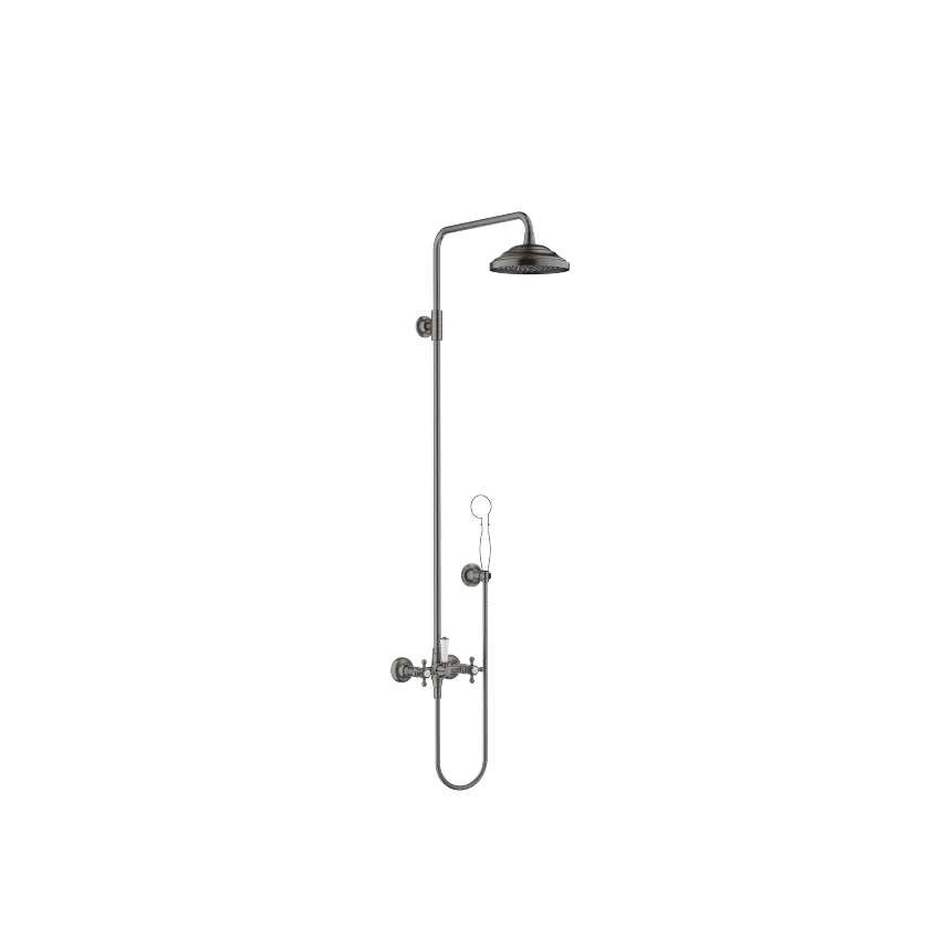 [DB26632360-99] MADISON SHOWERPIPE MED DUSJBATTERI UTEN HÅNDDUSJ. DARK PLATINUM, BØRSTET