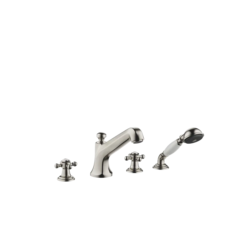 [DB27502360-06] MADISON FIREHULLS BLANDEBATTERI FOR KAR, INSTALLASJON PÅ KARKANT ELLER FLISKANT. BØRSTET PLATINA