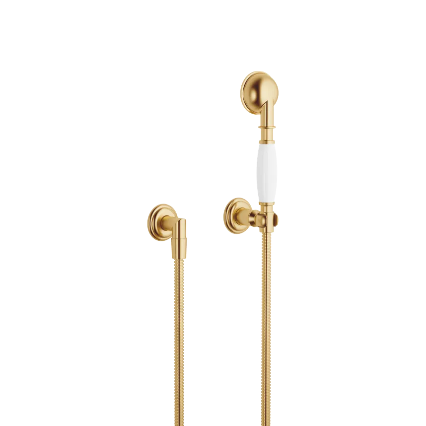 [DB27803361-28] MADISON HÅNDDUSJSETT, MED INDIVIDUELLE ROSETTER. BØRSTET MESSING (23 KT GULL)