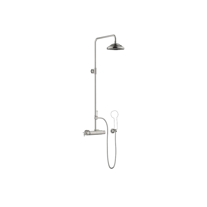 [DB34458360-06] MADISON SHOWERPIPE MED DUSJTERMOSTAT UTEN HÅNDDUSJ FLOWREDUCE. BØRSTET PLATINA