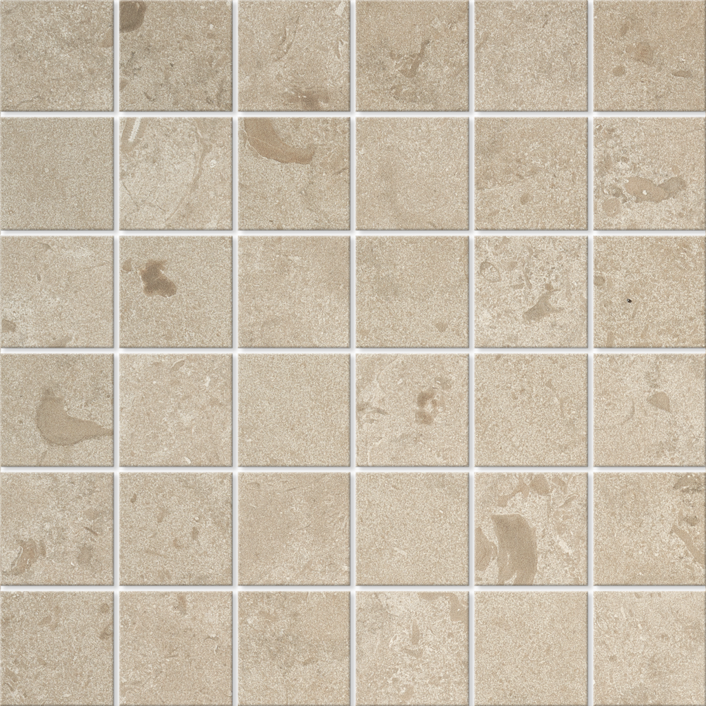 [BM36505] NORRVANGE BEIGE 5X5 (4,8X4,8) J0505 9MM MOSAIKK PÅ NETT