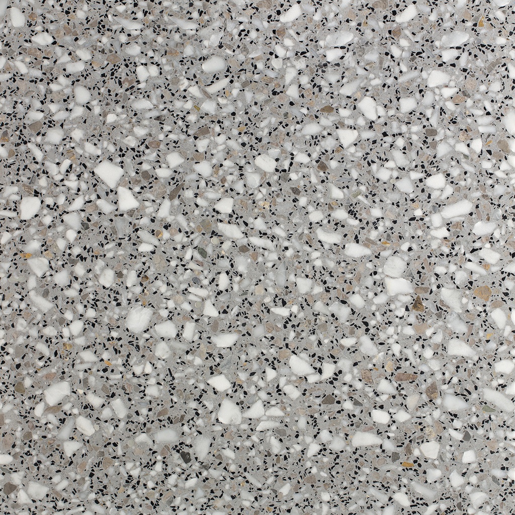 [AGSB412] TERRAZZO SB 172 GRIGIO PERLA 40X40 2CM HONED R9