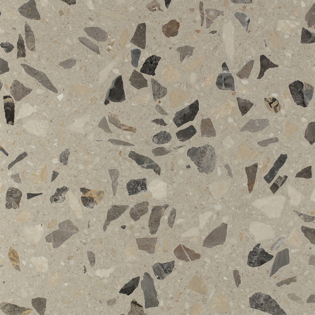 [AGSB441] TERRAZZO SB 220 GIUDECCA 40X40 2CM HONED R9