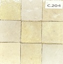 Zellige Ecru Creme z27-06 10x10 cm håndlagd flis
