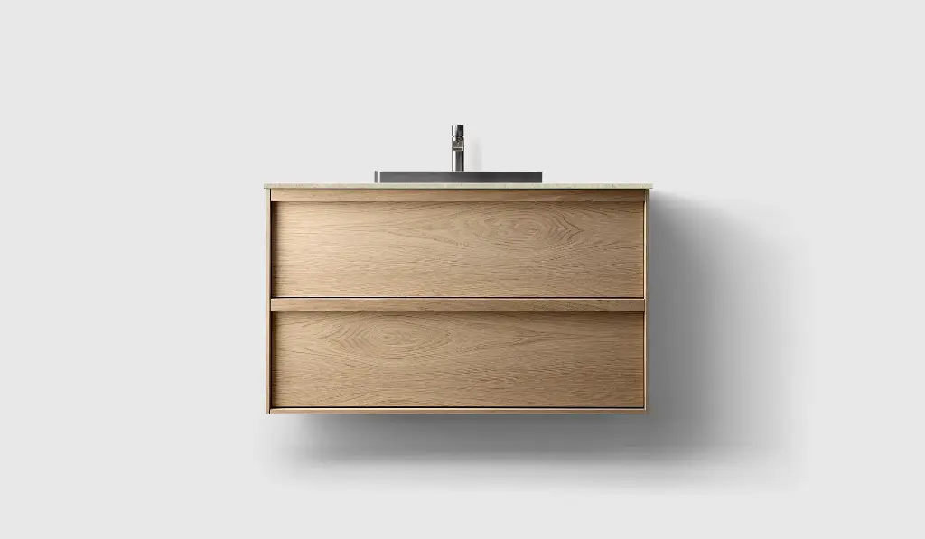 HAVEN H2/100 - OAK WOOD MØBELPAKKE INKL. PLATE GLANSHAMMAR WHITE SILK & SERVANT I STAINLESS STEEL