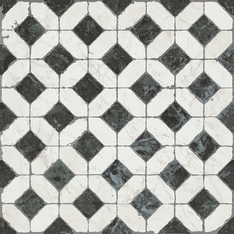 [UN10770] MARMOREA DOMUS AUREA VERDE 60X60 DEKOR