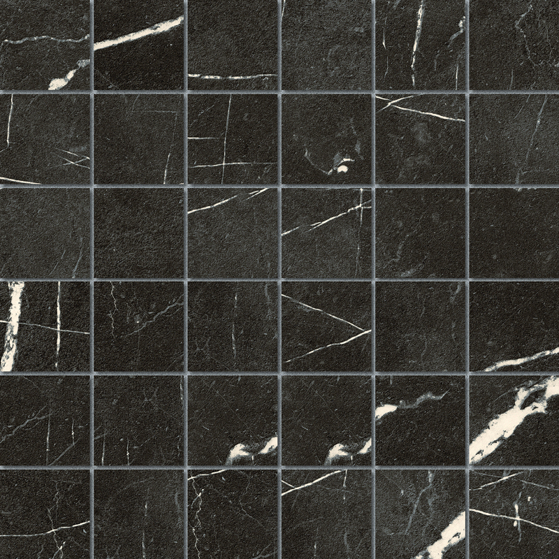 MARMOREA NERO MARQUINIA 30X30 MOSAICO (29,7X29,7)