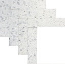 TERRAZZO BIANCO 7,5X30 16MM MATT