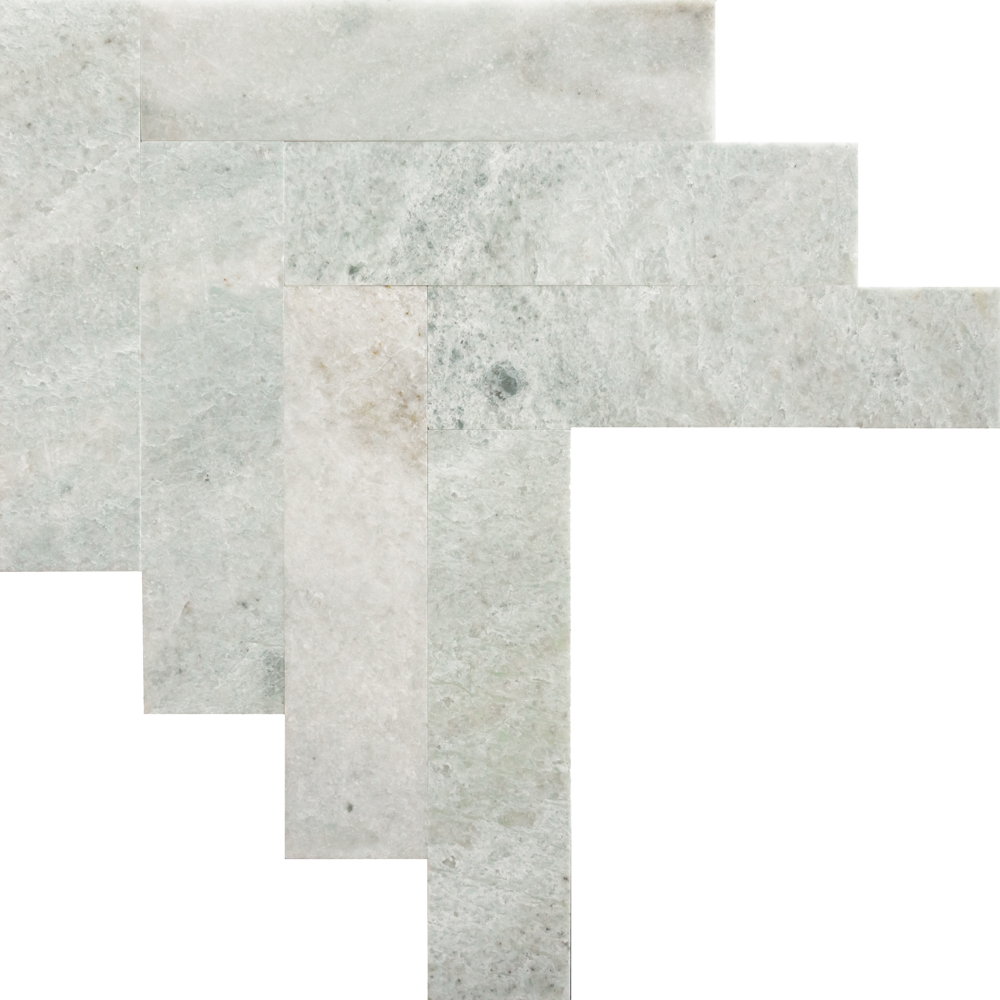 JADE GREEN MARMOR TILE 7,5X30 HONED