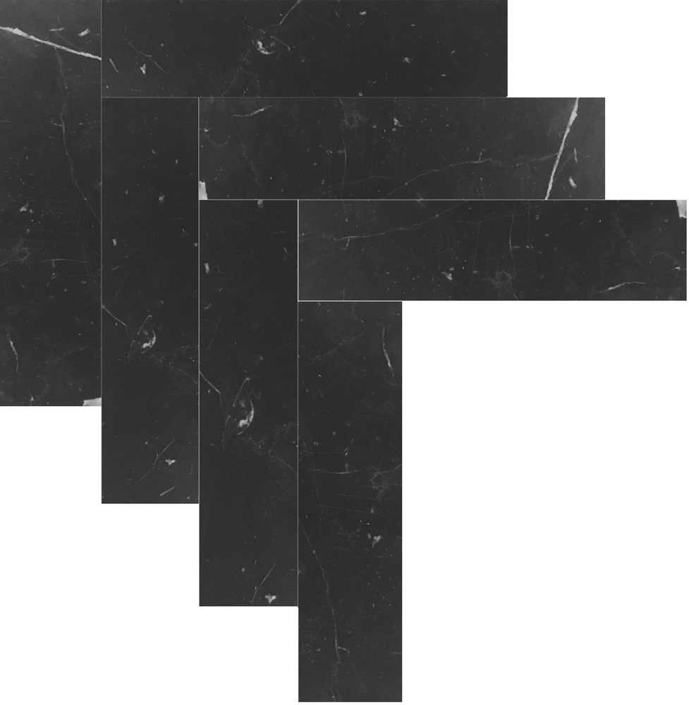 NERO MARMOR 30X7,5 10MM HONED