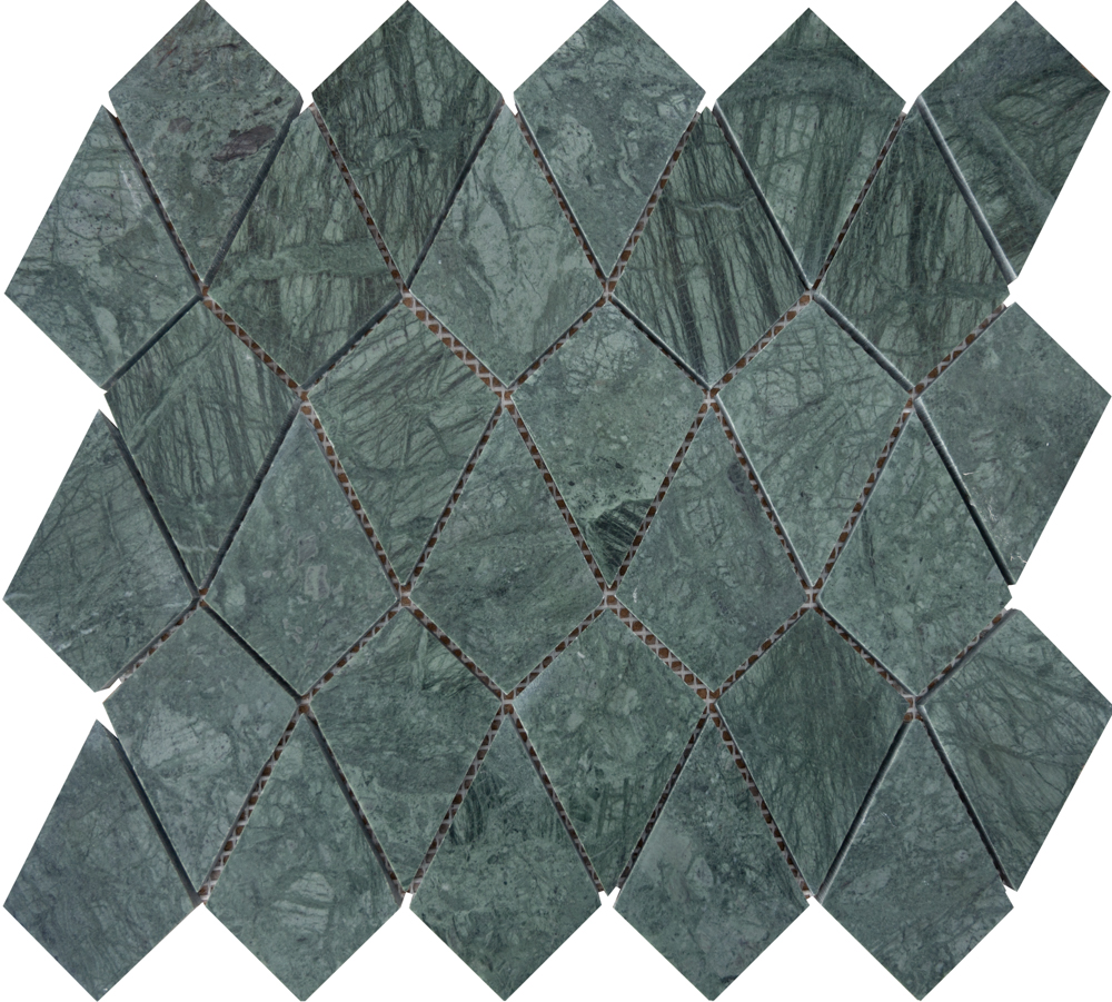 [ULA179] Indian Green Eventyrlig mosaikk 28,5x31 cm Silkematt