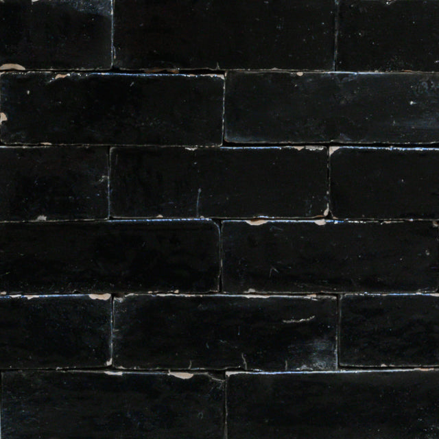 [ULA207] Bejmat Black 14x4,5 cm (Håndlagd flis)