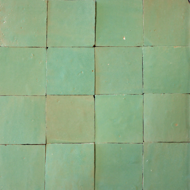 ZELLIGE SOFT TURQUOISE 10X10 12MM