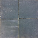 ZELLIGE MØRK BLÅGRÅ 10X10 12MM