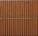 Crystal Cognac Kit Kat mosaikk 29,6x31,5 cm