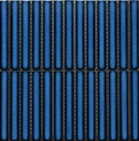 Glazed Pinstripe Cobolt Kit Kat mosaikk 29,9x29,6 cm