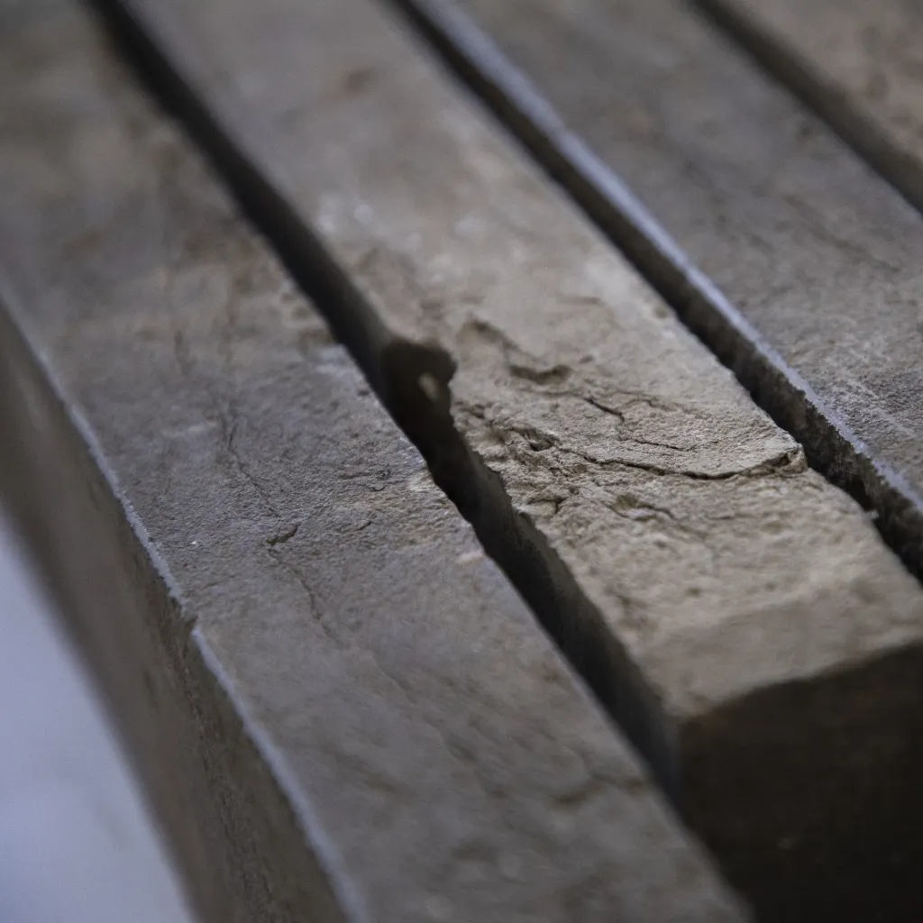 Terracotta Brick Sort 27x6,2 cm håndlagd flis