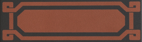 [GROELDB3] OLD ENGLAND CHESTER 6X20 LISTELLO DECORO BLACK