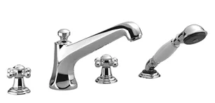 [DB27502360-39] MADISON FIREHULLS BLANDEBATTERI FOR KAR, INSTALLASJON PÅ KARKANT ELLER FLISKANT - DARK BRASS BØRSTET