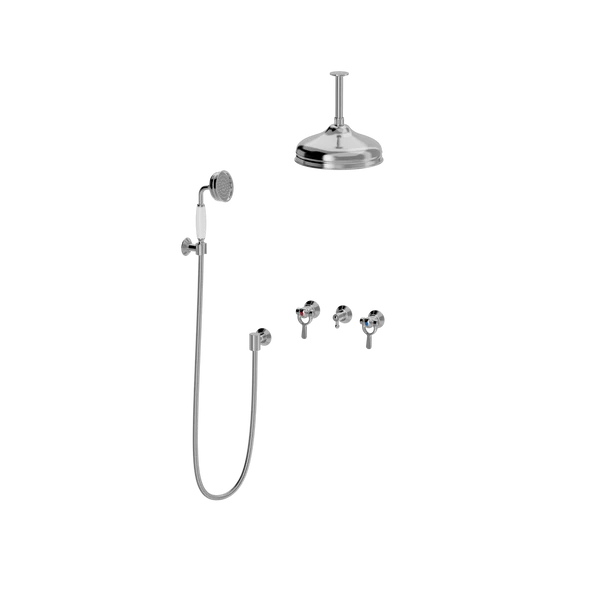 [TC49.095MT888] SP Albue kjøkkenkran for innbygging med S200 mm svingtut (Bronsert messing)