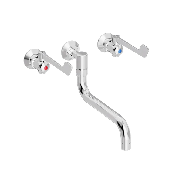 [TC49.078-S200.888] SP Albue kjøkkenarmatur for innbygging med S200 mm svingtut (Bronsert messing)