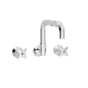 Kryssgrep kjøkkenkran med S200 mm svingtut for innbygging/vegg