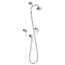 SP innbyggingsarmatur med hånddusjsett