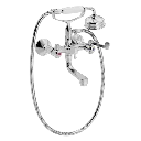 SP Albue badekar- og dusjarmatur med klassisk hånddusjsett