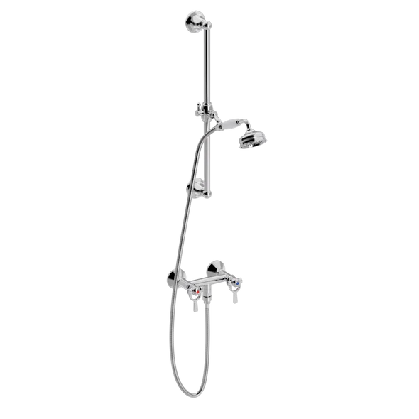 [TC24.435MT888] SP dusjarmatur med klassisk hånddusjsett (Bronsert messing)