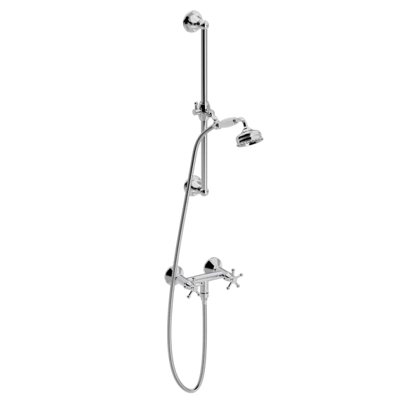 Christiansborg dusjarmatur med klassisk hånddusjsett