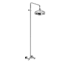 Kryssgrep dusjarmatur med hodedusjsett