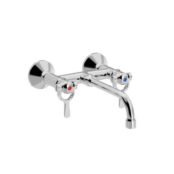 SP veggarmatur med V200 mm fast tut