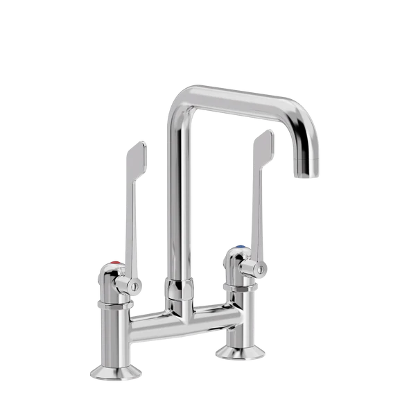 [TC20.538-U200.888] SP Albue 2-hulls kjøkkenarmatur med U200 mm svingtut (Bronsert messing)