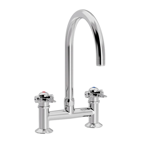 SP 2-hulls kjøkkenarmatur med Ø 200 mm svingtut