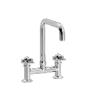 SP 2-hulls kjøkkenarmatur med U200 mm svingtut