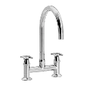 Kryssgrep 2-hulls kjøkkenarmatur med Ø 200 mm svingtut