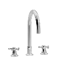 Christiansborg Elements, 3-hulls servantarmatur med Ø200mm tut