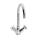 Kryssgrep Elements, ett-hulls servantarmatur med Ø 200 mm tut