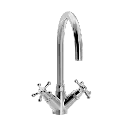 Christiansborg Elements, ett-hulls servantarmatur med Ø200mm tut