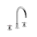 Kryssgrep 3-hulls kjøkkenkran med Ø 200 mm svingtut