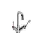 SP Albue ett-hulls kjøkkenkran med U150 mm svingtut