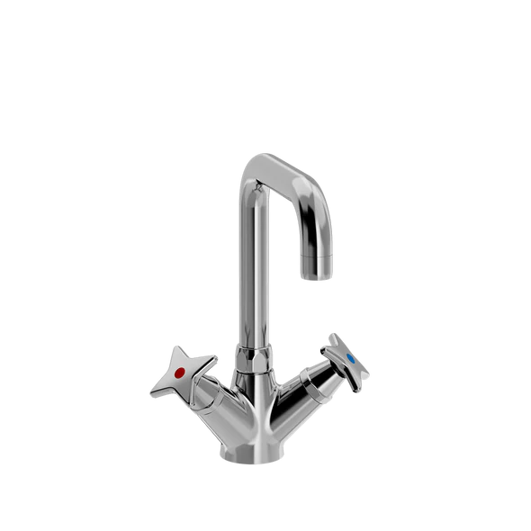 Kryssgrep ett-hulls kjøkkenkran med U150 mm svingtut