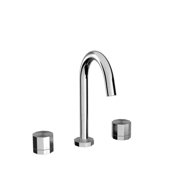 [TC11112] DECA - D1, 3-hulls armatur med Ø 132 mm svingtut (Bronsert messing)