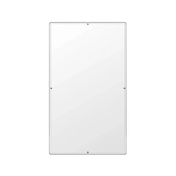 [TCT01.012.888] Rektangulært speil, L (Bronsert messing)