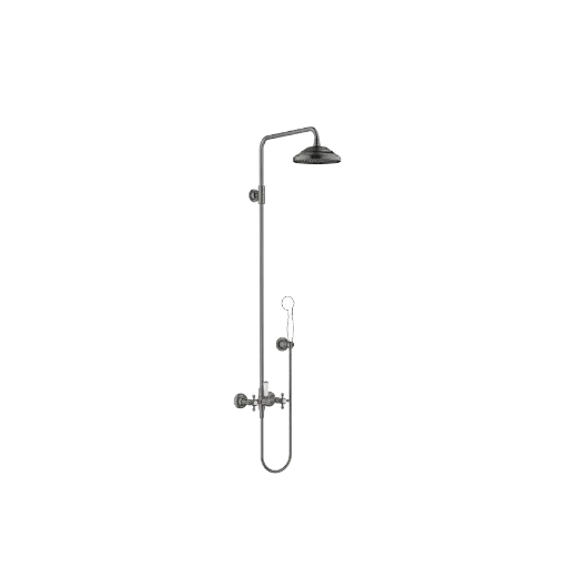 [DB26632360-99] MADISON SHOWERPIPE MED DUSJBATTERI UTEN HÅNDDUSJ. DARK PLATINUM, BØRSTET